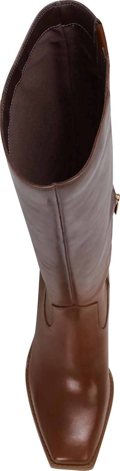 image:imageVince Camuto Sangeti Extra Wide Calf Heel Knee High BootChocolate Fade Leather Wide Calf