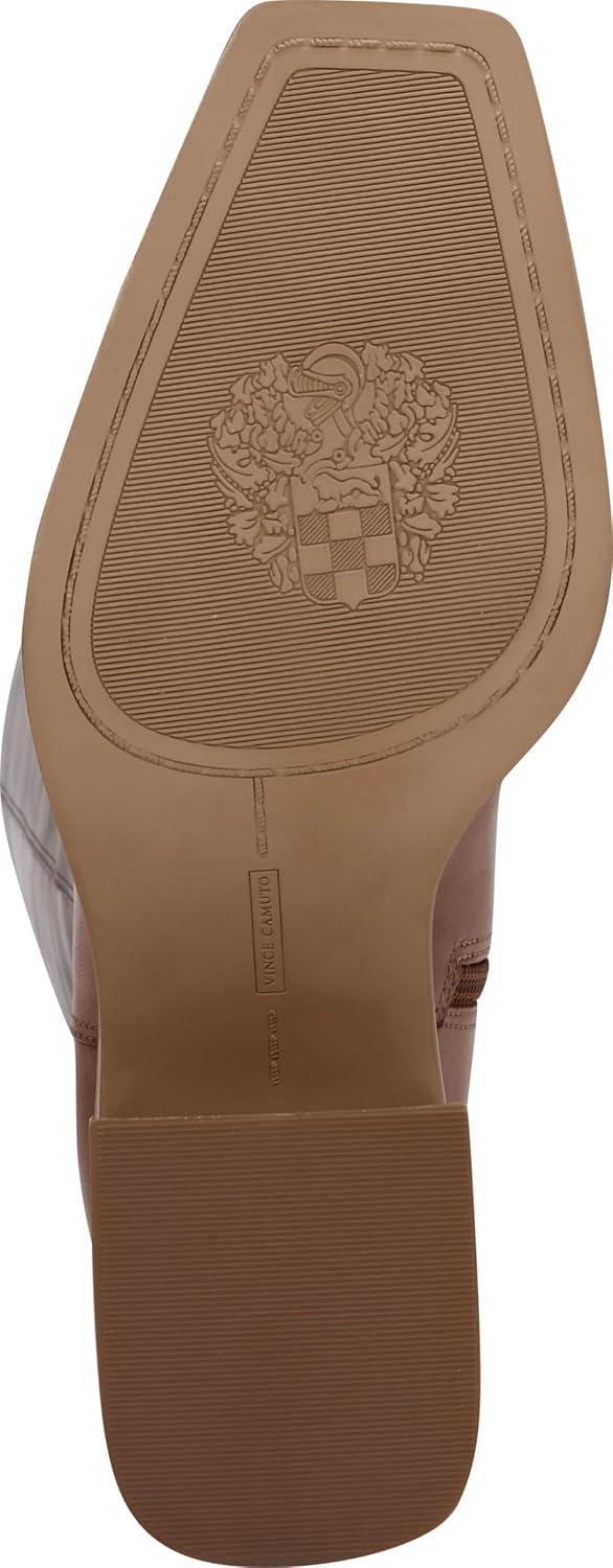 image:imageVince Camuto Sangeti Extra Wide Calf Heel Knee High BootChocolate Fade Leather Wide Calf