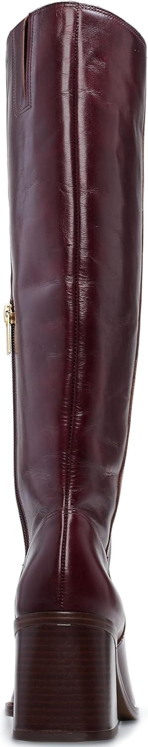 image:imageVince Camuto Sangeti Extra Wide Calf Heel Knee High BootDark Mahogany