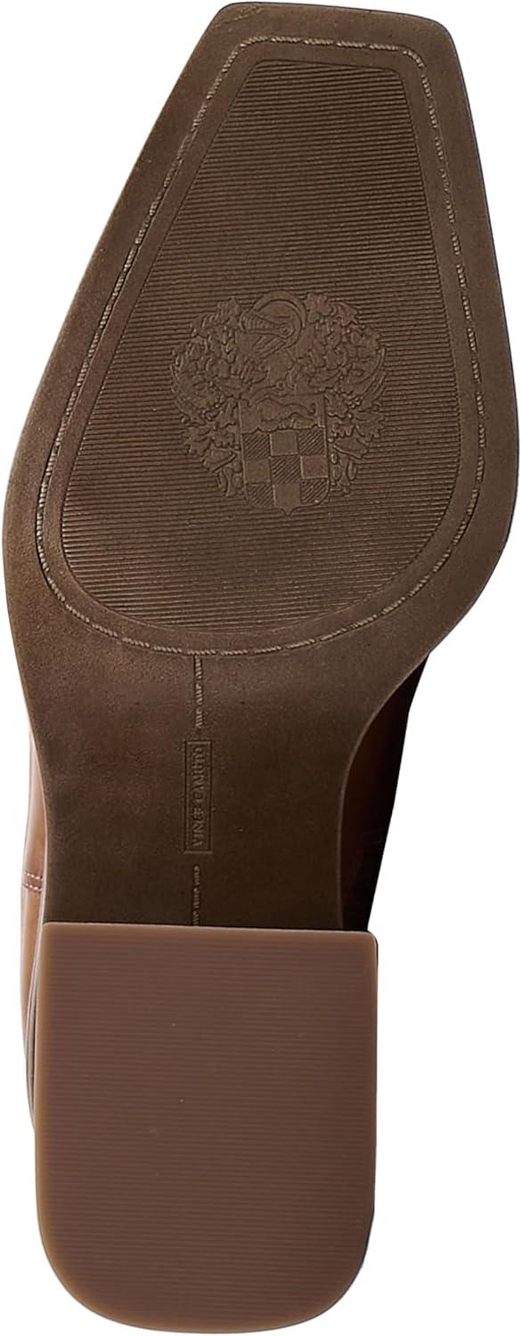 image:imageVince Camuto Sangeti Extra Wide Calf Heel Knee High BootGolden Walnut Leather Wide Calf