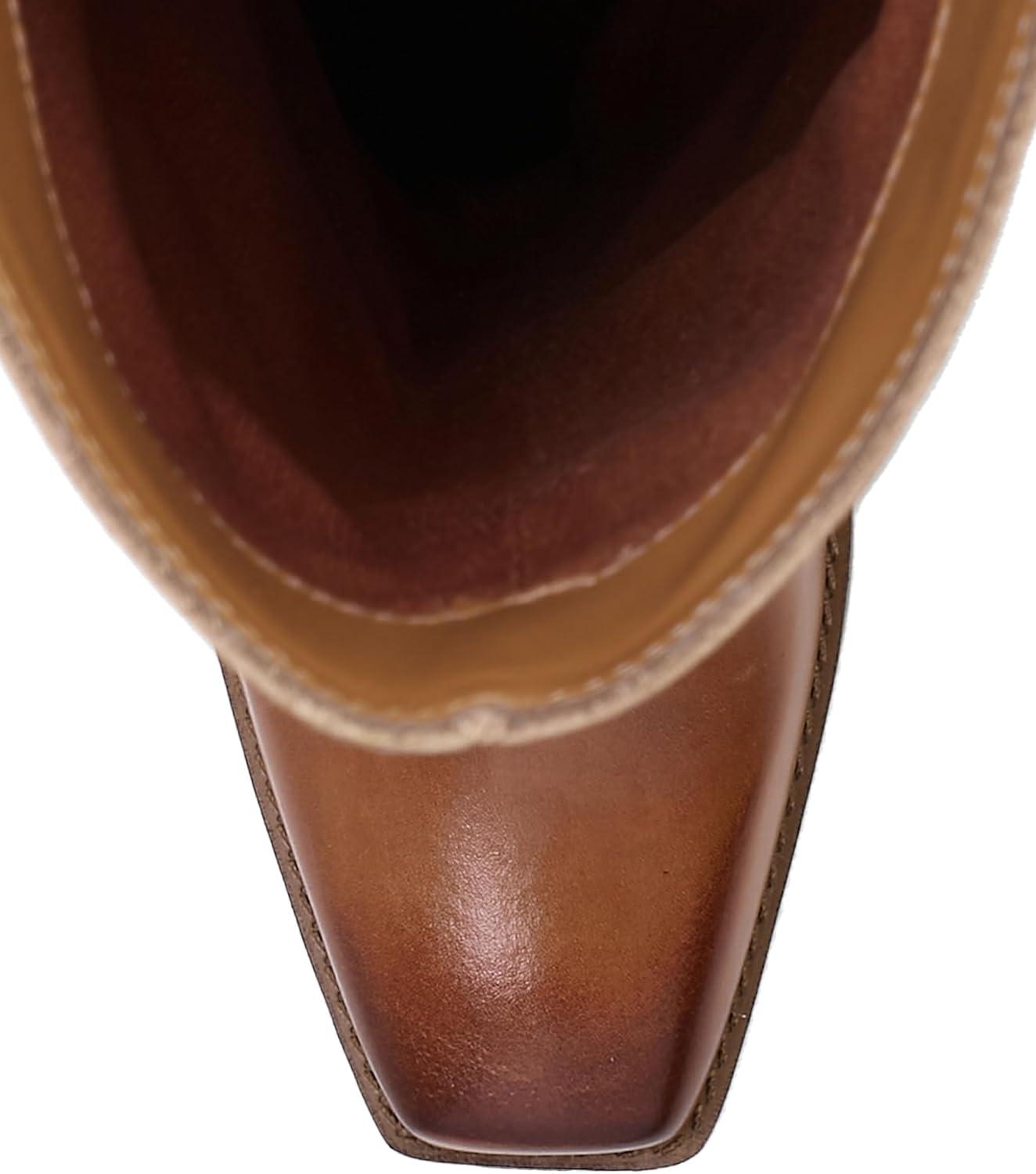 image:imageVince Camuto Sangeti Extra Wide Calf Heel Knee High BootGolden Walnut Leather Wide Calf