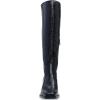 Vince Camuto Sangeti Extra Wide Calf Heel Knee High Boot(Black Pebbled Leather Wide Calf)