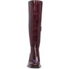 Vince Camuto Sangeti Extra Wide Calf Heel Knee High Boot(Dark Mahogany Leather Wide Calf)