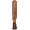 Vince Camuto Sangeti Extra Wide Calf Heel Knee High Boot(Golden Walnut Leather Wide Calf)