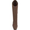 Vince Camuto Sangeti Extra Wide Calf Heel Knee High Boot(Toasted Taupe Suede Wide Calf)