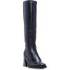 Vince Camuto Sangeti Extra Wide Calf Heel Knee High Boot(Black Silky Leather Wide Calf)