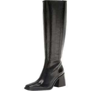 Vince Camuto Sangeti Extra Wide Calf Heel Knee High Boot(Black Cow Leather Wide Calf)