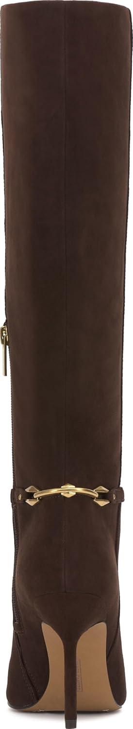 image:imageVince Camuto Womens Mirtha Ankle Link Knee High BootBrownie Suede
