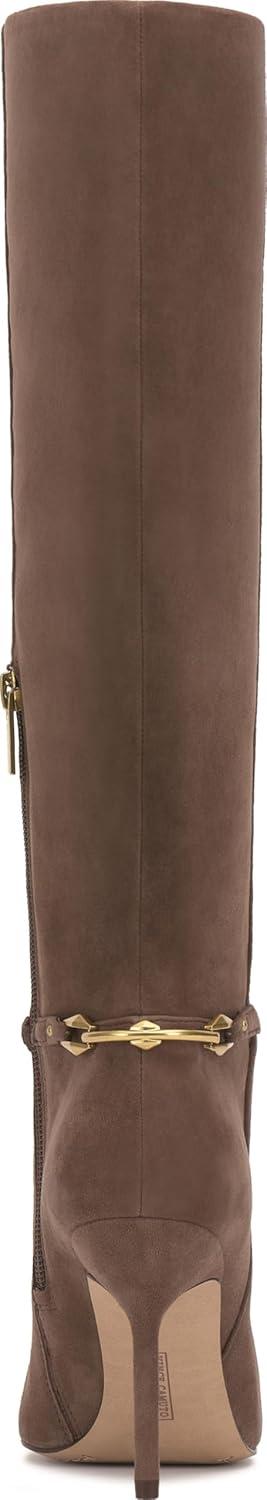 image:imageVince Camuto Womens Mirtha Ankle Link Knee High BootToasted Taupe Suede