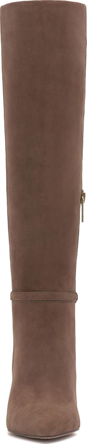 image:imageVince Camuto Womens Mirtha Ankle Link Knee High BootToasted Taupe Suede