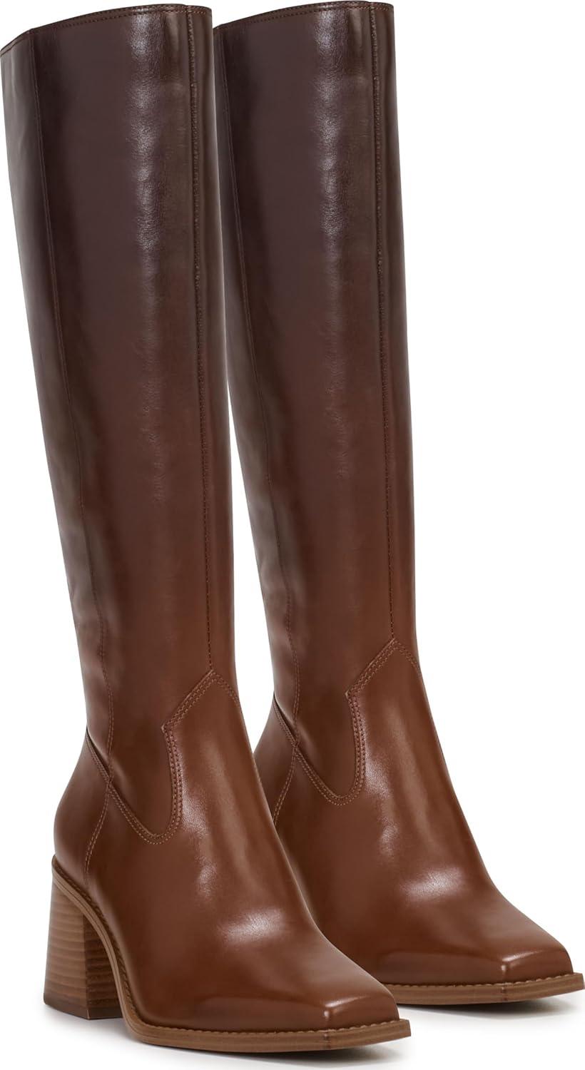 image:imageVince Camuto Womens Sangeti Narrow Calf Knee High BootChocolate Fade Leather Narrow Calf