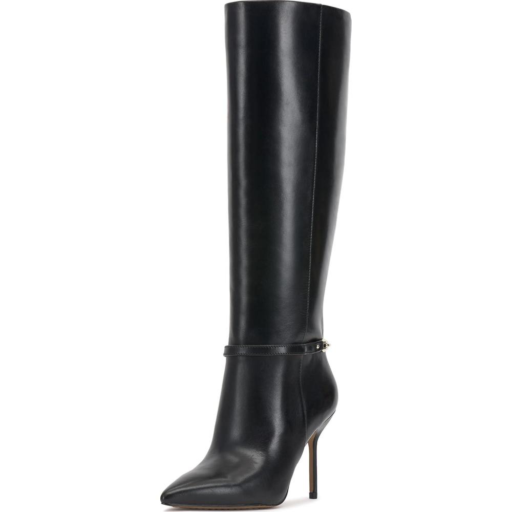 image:imageVince Camuto Womens Mirtha Ankle Link Knee High BootBlack Leather