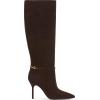 Vince Camuto Women’s Mirtha Ankle Link Knee High Boot(Brownie Suede)