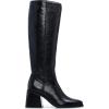 Vince Camuto Women’s Sangeti Narrow Calf Knee High Boot(Black Pebbled Leather Narrow Calf)