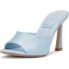 Vince Camuto womens Paigely(Light Blue Satin)