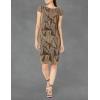 Vince Camuto Womens Dress Dress,Black Gold,2(Black Gold)