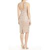Vince Camuto Women’s Sleeveless Sequin Lace Bodycon Dress(Champagne)