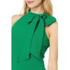 Vince Camuto womens Sleeveless Tie Neck Stretch Jumpsuit(Kelly Green)