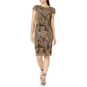 Vince Camuto Womens Dress Dress,Black Gold,2(Black Gold)