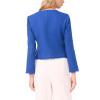 Vince Camuto Women’s Crew Neck Cropped Front Pocket(Deep Blue)
