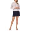 Vince Camuto Women’s Snap Front Bomber Jacket W/Rolled Cuff(Ultra White)