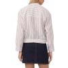 Vince Camuto Women’s Snap Front Bomber Jacket W/Rolled Cuff(Ultra White)