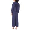 Vince Camuto Women’s Stand Collar Front Zipper Jacket(Classic Navy)