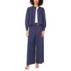 Vince Camuto Women’s Stand Collar Front Zipper Jacket(Classic Navy)