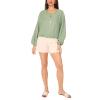 Vince Camuto womens Cropped Longsleeve Bubble Jacket(Eucalyptus)