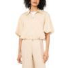 Vince Camuto Women’s Cropped Bubble Jacket(Birch)