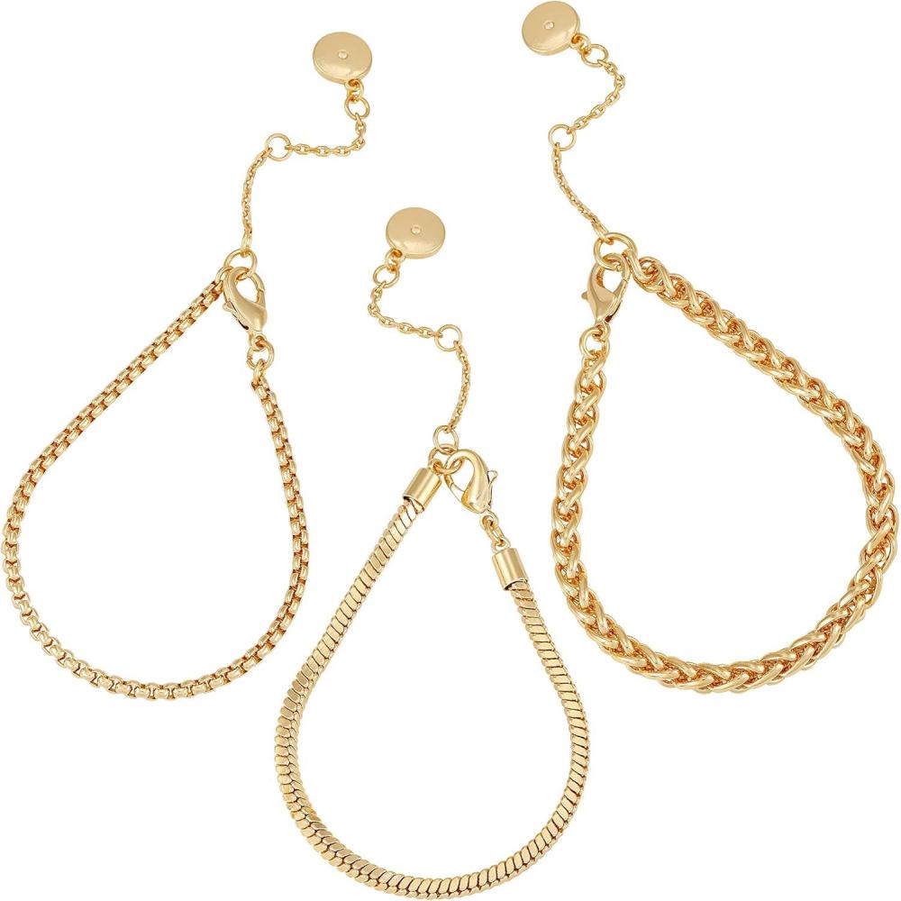 image:imageVince Camuo Goldtone Chain Link Bracelet Set Trio For Women
