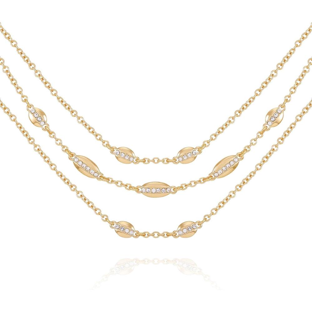 image:imageVince Camuto Goldtone MultiStrand Choker Necklace