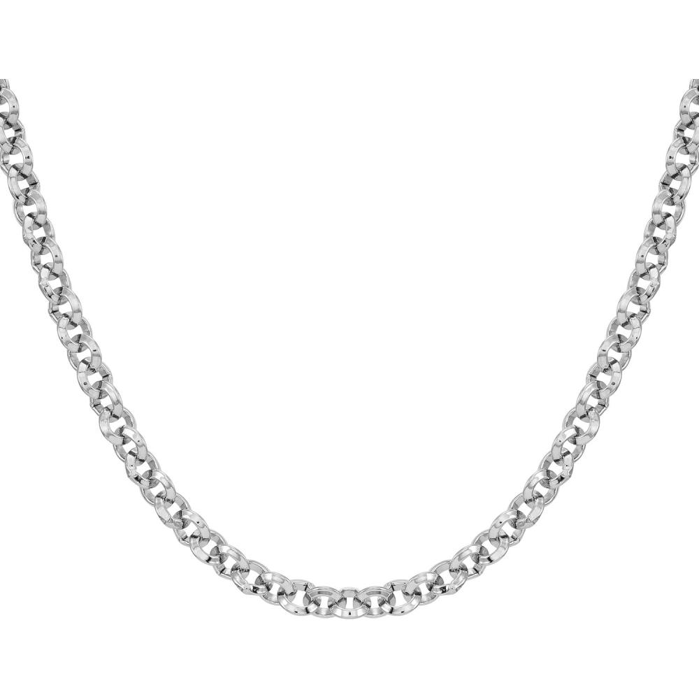 image:imageVince Camuto Silvertone Unique Thick Chain Necklace for Women