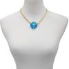 Vince Camuto Goldtone Blue Candy Stone Pendant Necklace