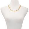 Vince Camuto Goldtone Circle Crystal Stone Statement Necklace