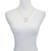 Vince Camuto Goldtone Long Crystal Stone Pendant Necklace