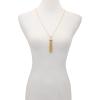 Vince Camuto Goldtone Long Pendant Tassel Necklace