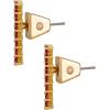 Vince Camuto Goldtone Ruby Crystal Stone Stud Earrings