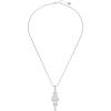 Vince Camuto Silvertone Long Pendant Necklace