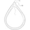 Vince Camuto Silvertone Trio Chain Layered Necklace