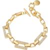 Vince Camuto Gold-Tone Pave Link Toggle Bracelet