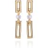 Vince Camuto Goldtone Glass Stone Drop Dangle Earrings for Women