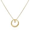 Vince Camuto Goldtone Long Crystal Stone Pendant Necklace