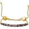 Vince Camuto Goldtone Multi Crystal Stone Slider Bracelet