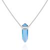 Vince Camuto Goldtone Sapphire Crystal-Shaped Stone Pendant Necklace