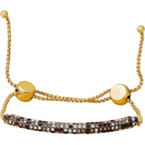 Vince Camuto Goldtone Multi Crystal Stone Slider Bracelet