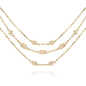 Vince Camuto Goldtone Multi-Strand Choker Necklace