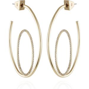 Vince Camuto Goldtone Orbital Open Hoop Earrings