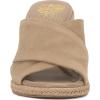 Vince Camuto Women’s Fisella Cross Band Espadrille Wedge Sandal(Tortilla Suede)