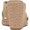 Vince Camuto Women’s Fisella Cross Band Espadrille Wedge Sandal(Tortilla Suede)